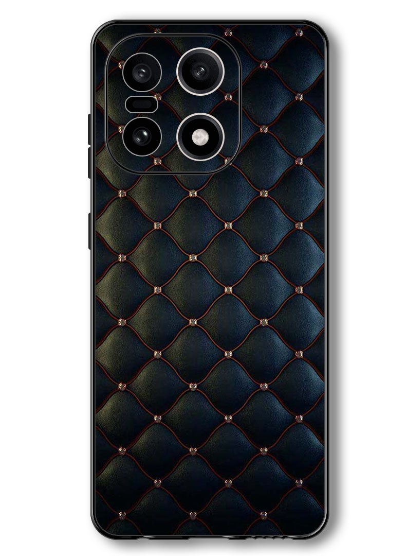 Theodor Case Compatible with OnePlus 15 6.78 Inch Protection Shockproof Bumper Cover Stappers On Black Cloth Pattern - Image 1